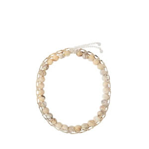 Mint Velvet Beaded and Chain Layered Necklace